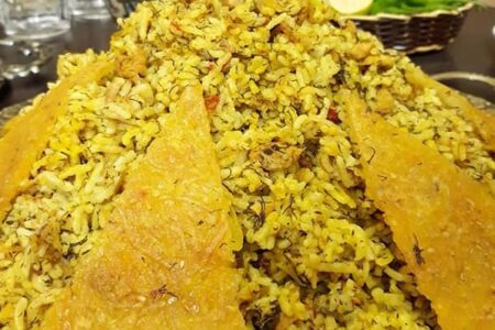 طرز تهیه پلو بندری با تن ماهی