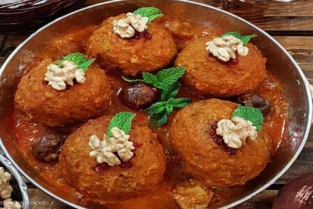 طرز تهیه کوفته تبریزی گیاهی | غذایی سالم و خوشمزه