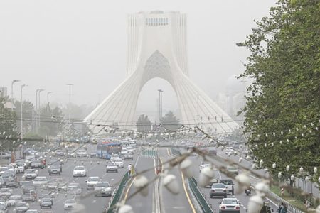 هوای تهران در وضعیت قرمز