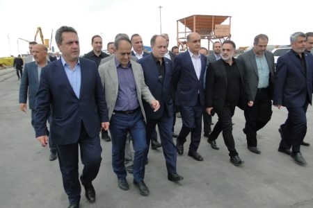 بازدید وزیر جهاد کشاورزی از بندر کاسپین