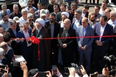 افتتاح تقاطع غیرهمسطح امام حسین (ع) رشت