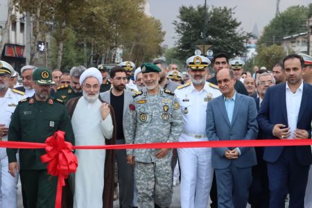 افتتاح تقاطع نیروی دریایی رشت